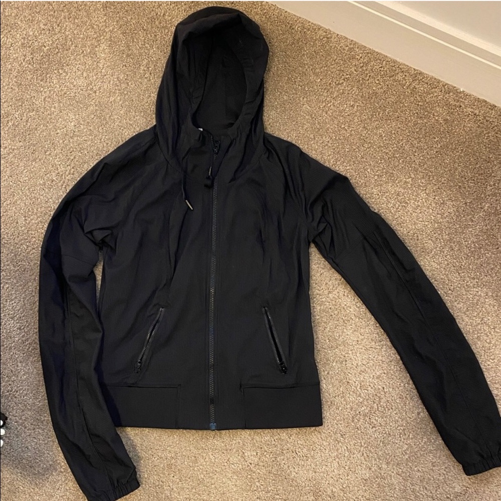 Lululemon rain jacket with hood
